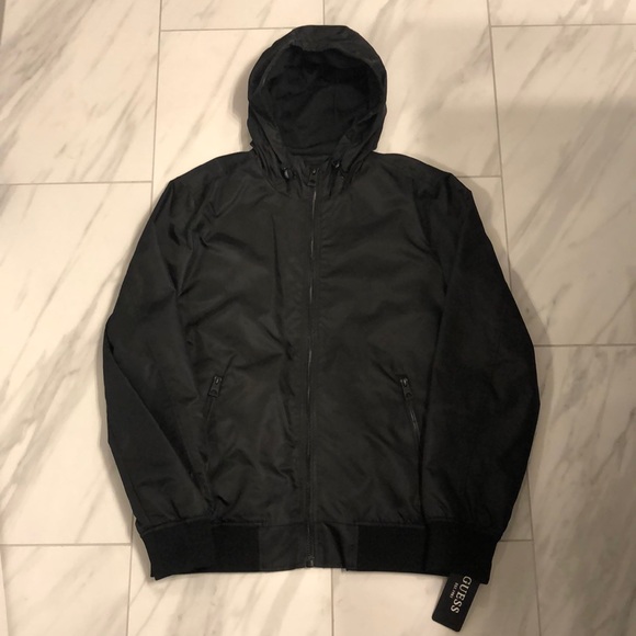 Guess Jackets & Coats Nwt Mens Guess Windbreaker Jacket Poshmark